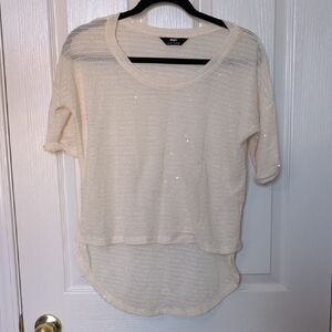 Chic Ivory Short Sleeve Tee